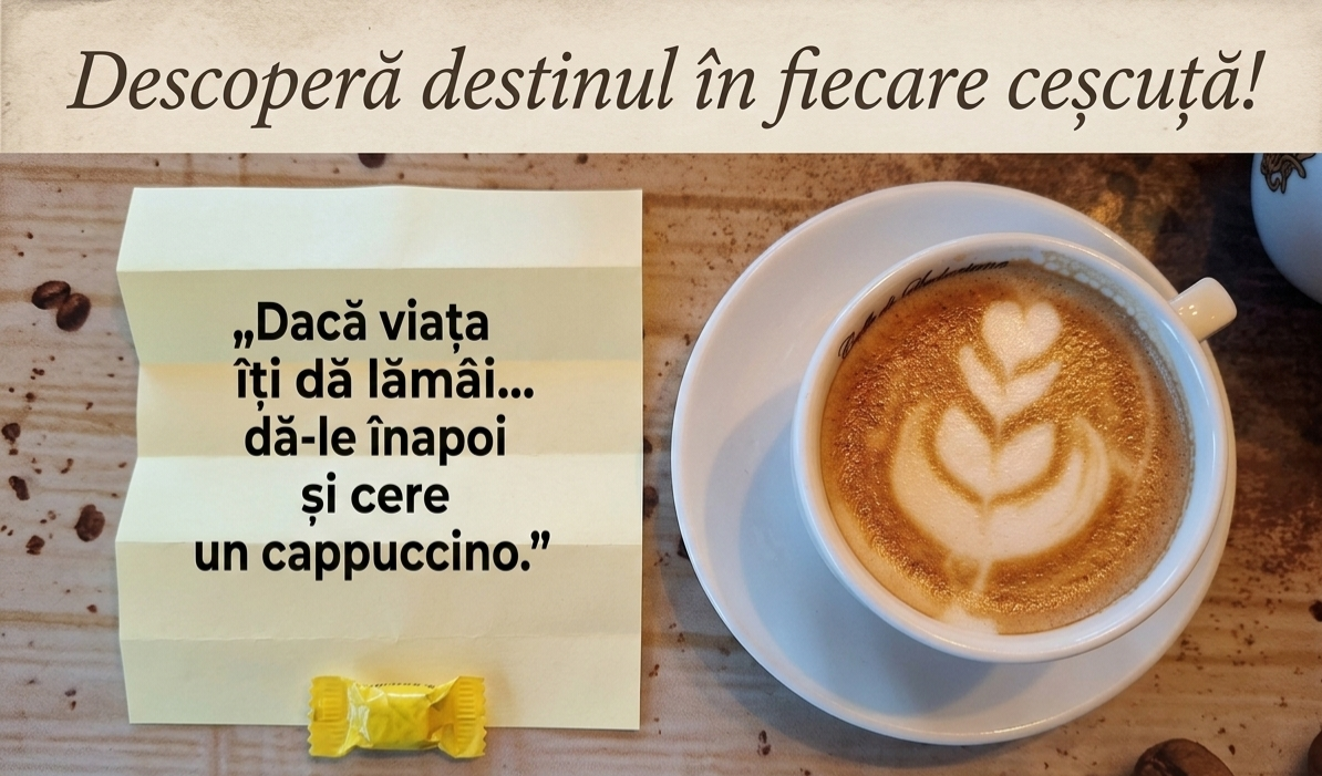 Mesajul din ceașcă: De ce răvașul de la CoffeeBoutique îți schimbă ziua